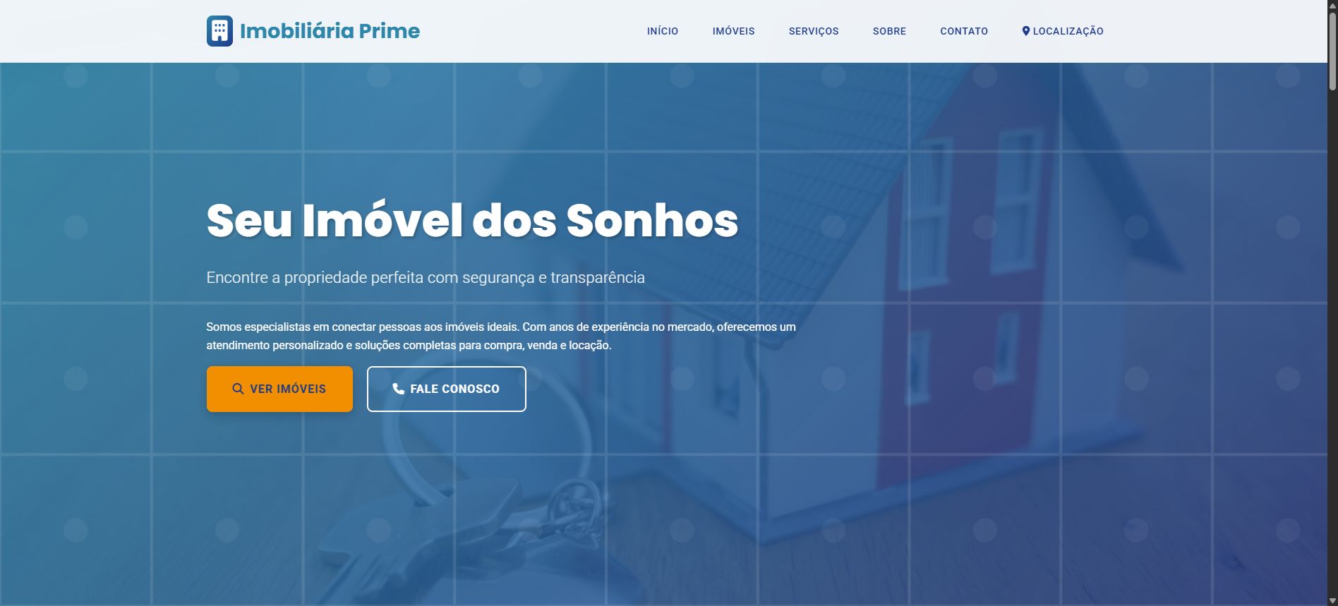 Preview do template Imóveis Premium