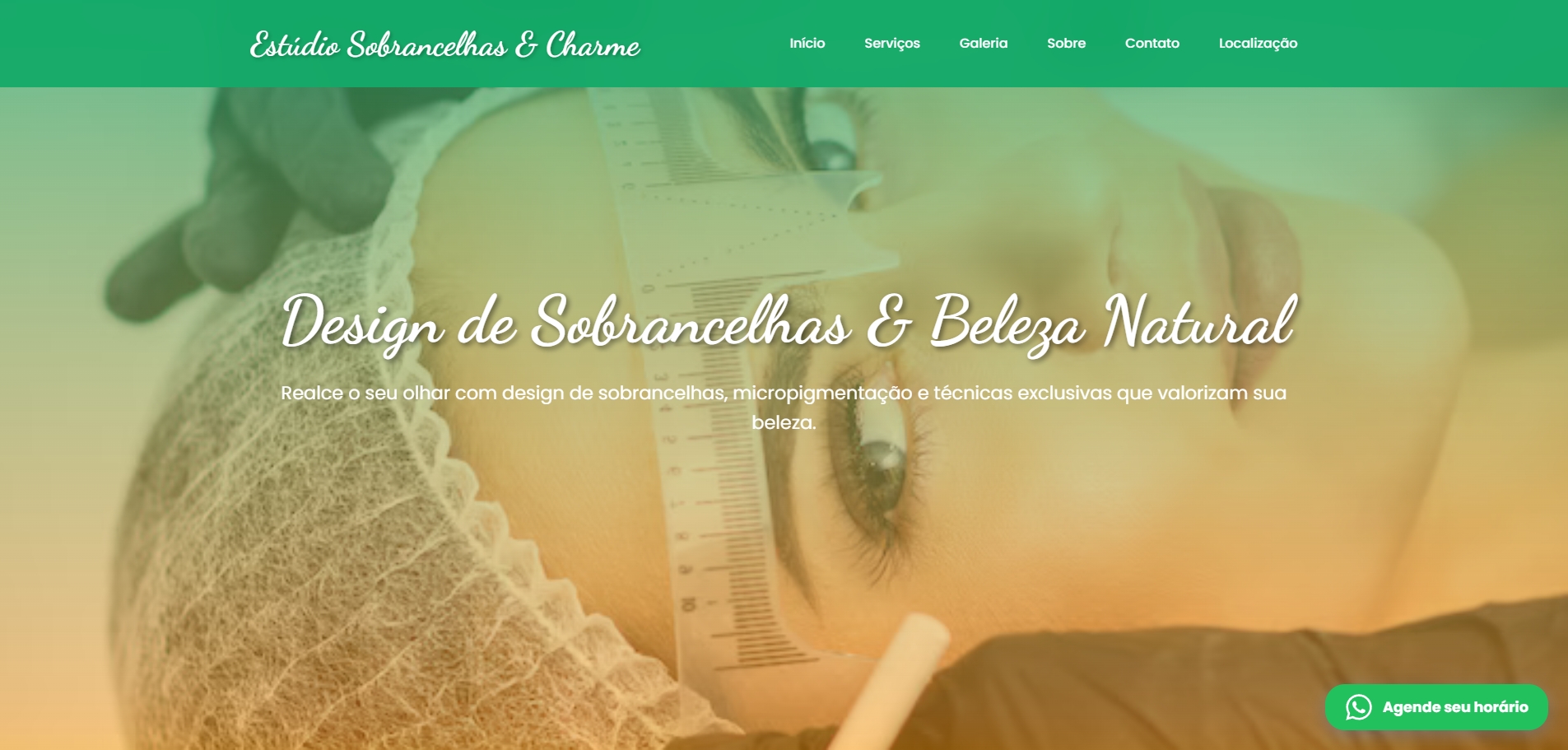 Preview da variação Design de Sobrancelhas